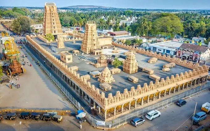 Sri Srikanteshwara Temple Arieal View