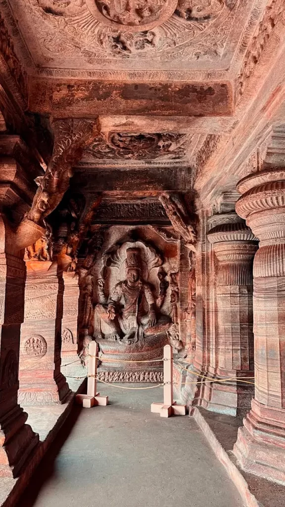 badami cave architecture