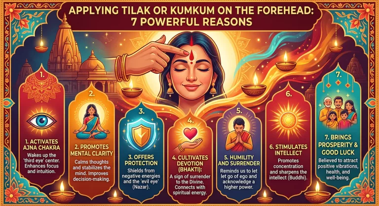 Applying Tilak or Kumkum on the Forehead: 7 Powerful Reasons
