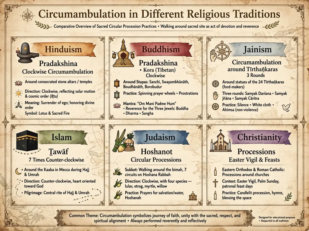 Circumambulation in Different Religious Traditions