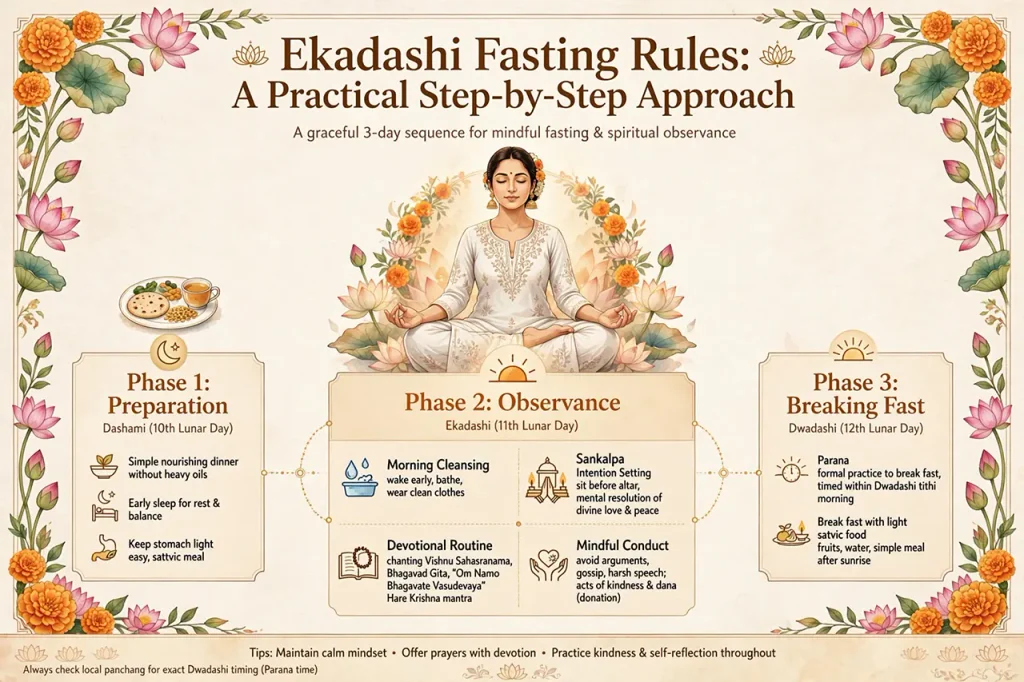 Ekadashi Fasting Rules: A Practical Step-by-Step Approach