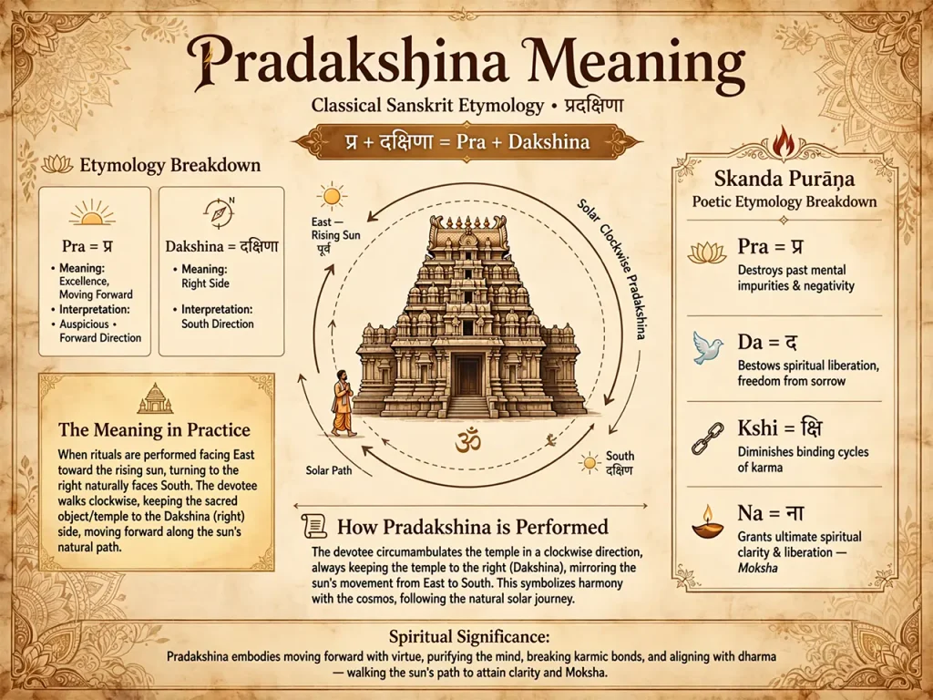 Pradakshina Meaning