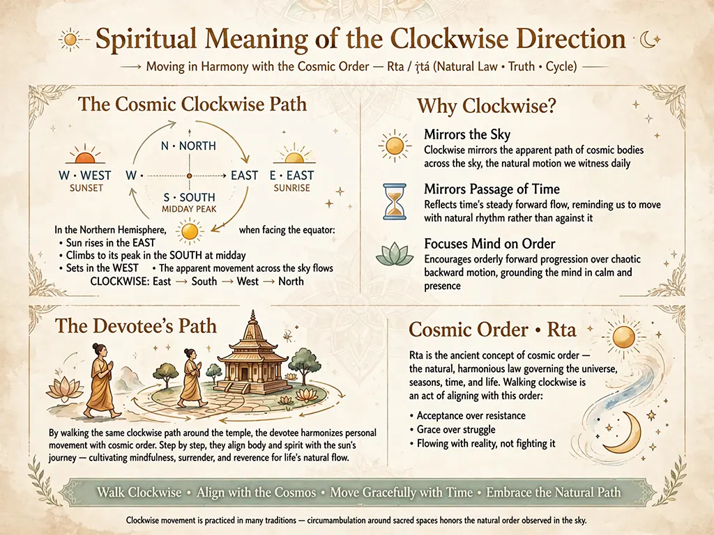 Spiritual Meaning of the Clockwise Direction