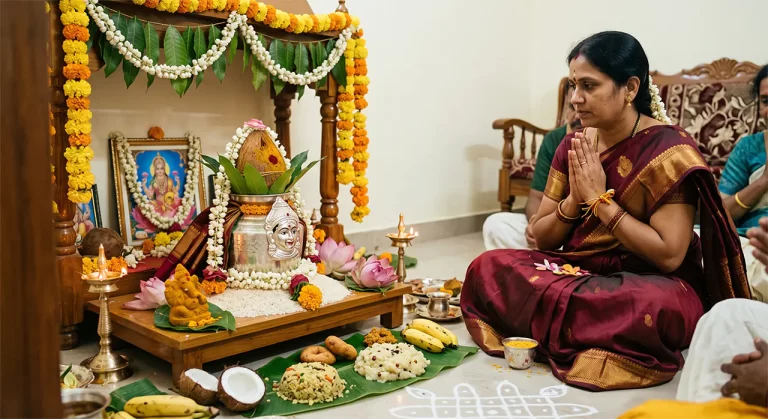 Varalakshmi Vratham Pooja Vidhanam, Vrat Katha & Pooja Items