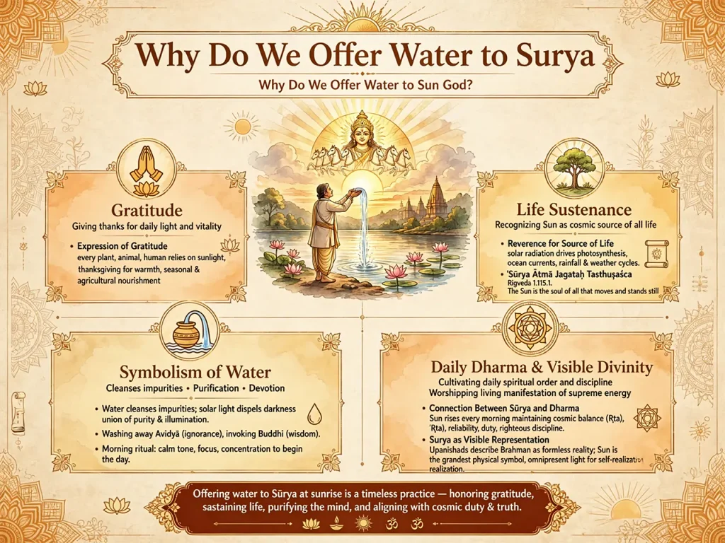 Why Do We Offer Water to Sun