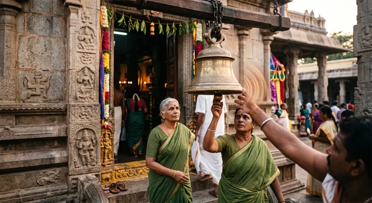 Why Do We Ring the Bell Before Entering a Temple.