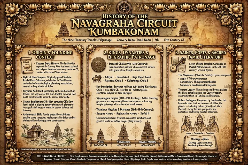 History of the Navagraha Circuit Kumbakonam