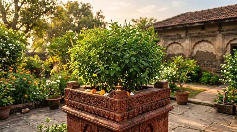 The Sacred Tulsi Plant at Home