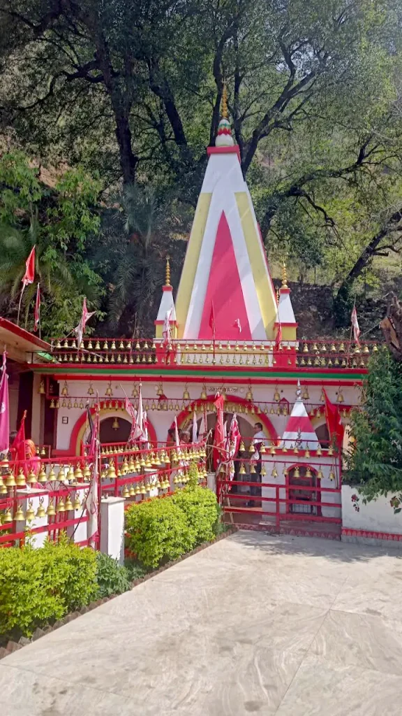 The sanctum exterior of Ghorakhal Golu Devta temple