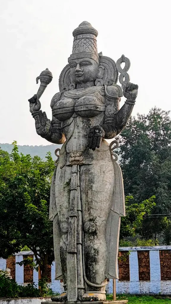 Large idol of Goddess.