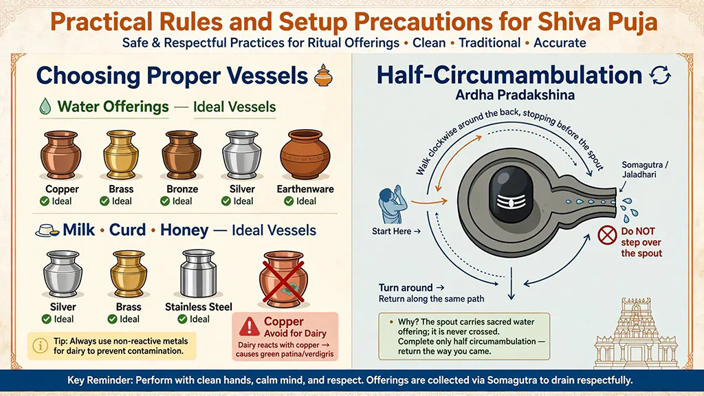 Practical Rules and Setup Precautions for shiva Puja